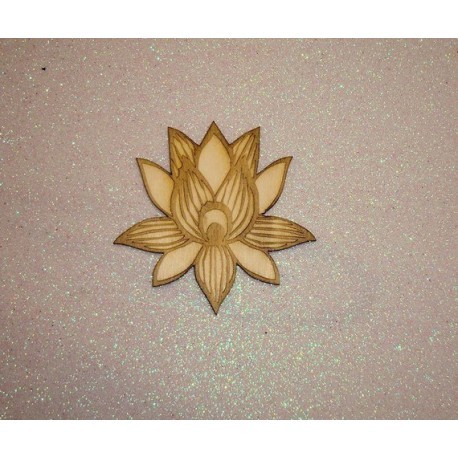 Fleur 1646 de lotus pour la carterie ou vos page de scrapbooking