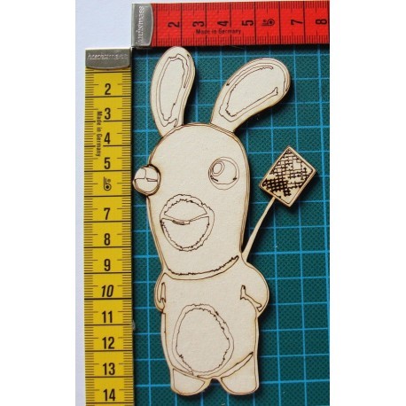 lapin crétin 1609 embellissement en bois pour vos créations