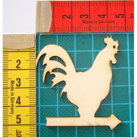 coq sur flèche 1606 embellissement en bois pour vos créations