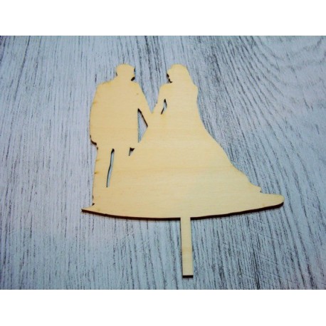 couple pour piece monté 1282 embellissement en bois pour vos créations