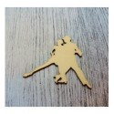 Danseur 1267 embellissement en bois pour vos créations