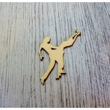 Danseur 1259 embellissement en bois pour vos créations