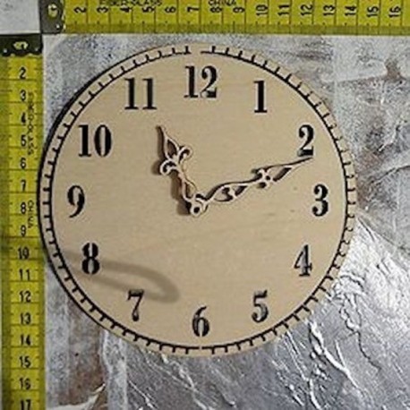 horloge pt modèle 106A embellissement en bois pour vos créations