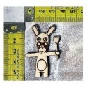 lapin 105 embellissement en bois pour vos créations