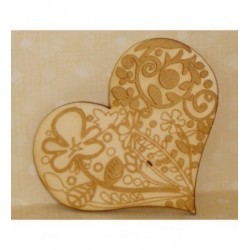 coeur gravé 637 sur bois idéal pour la saint valentin